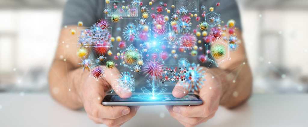 Farmamed Batteri Smartphone Sterilizzazione Igiene Lampada Germicida