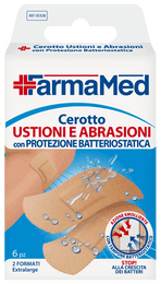 FarmaMed 05328 Cerotto Ustioni ed Abrasioni Protezione Batteriostatica