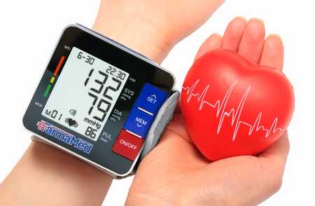 FarmaMed misuratore pressione da polso, cuore, sangue, pressione sangue