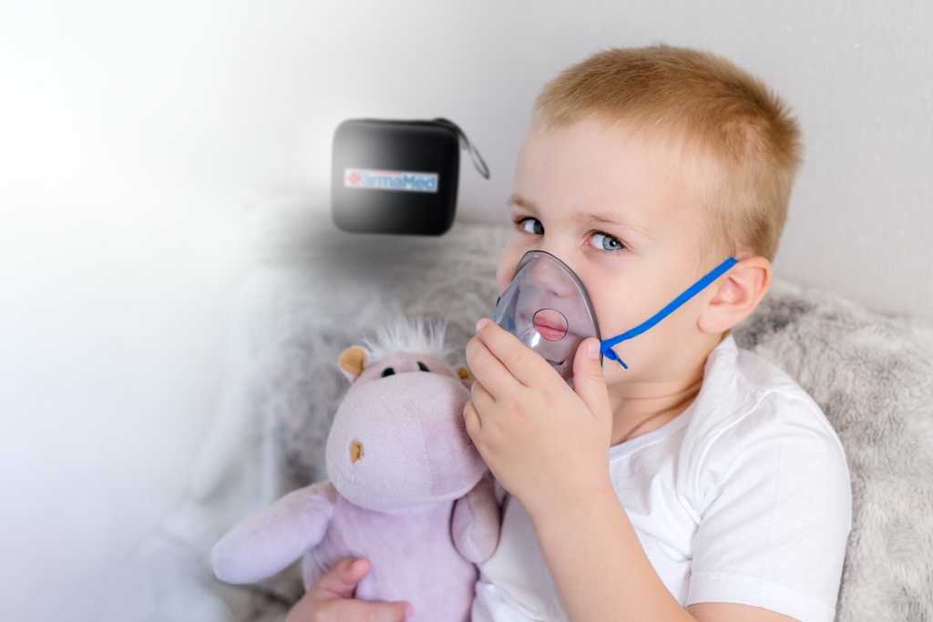 FarmaMed nebulizzatore mesh aerosol, mal di gola, raffreddore